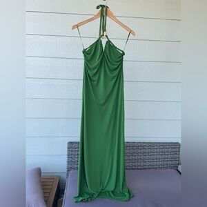 NWOT Zara Emerald Green Maxi Dress
